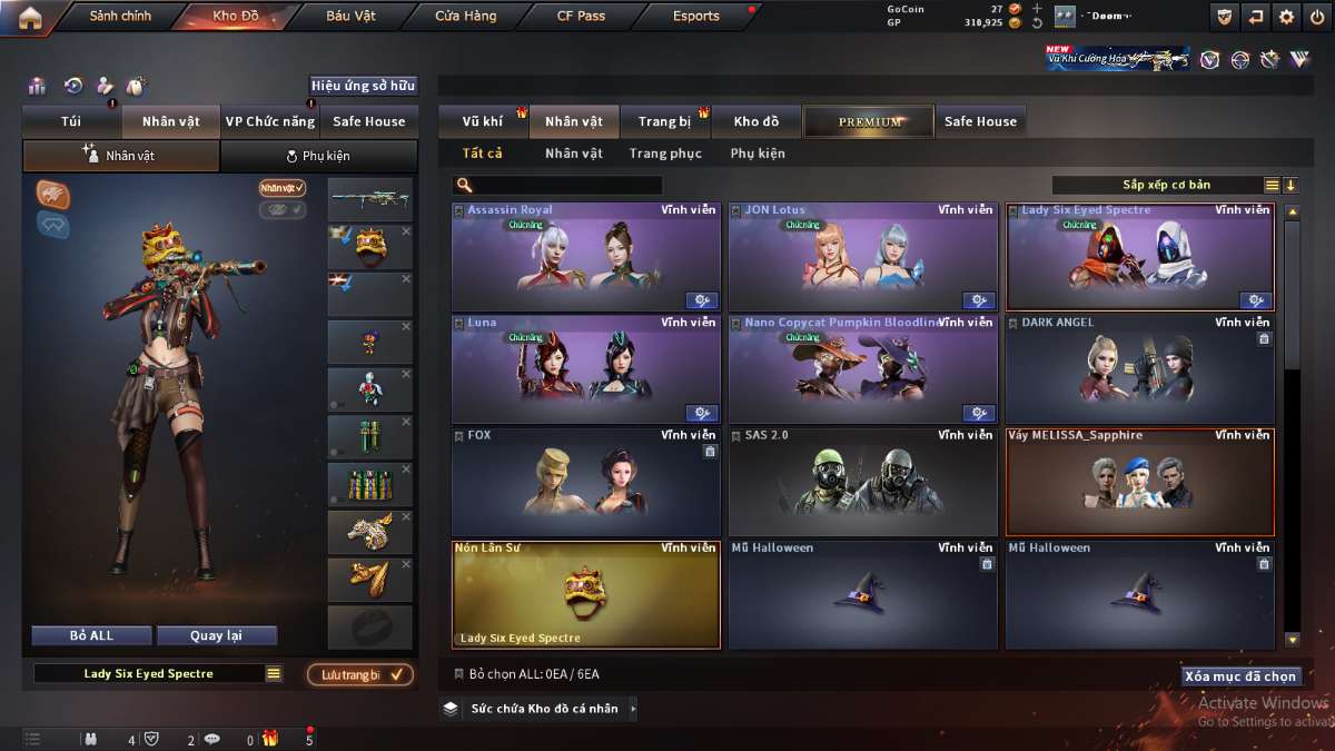 shop acc cf uy tin gia re